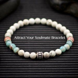 Attract Your Soulmate Intention Bracelet | Beaded Bracelet | Handmade to Order
